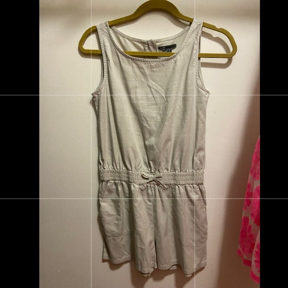 Vince Linen Blend girls romper sz xl/16